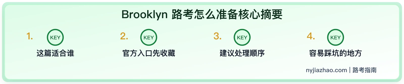 Brooklyn 路考怎么准备:复杂路况、停车和观察重点